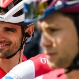 Antoine Debons (au second plan) avait participé au TDR avec le maillot de la Suisse. Il vient de signer un contrat pro pour 2024 avec une équipe italienne.